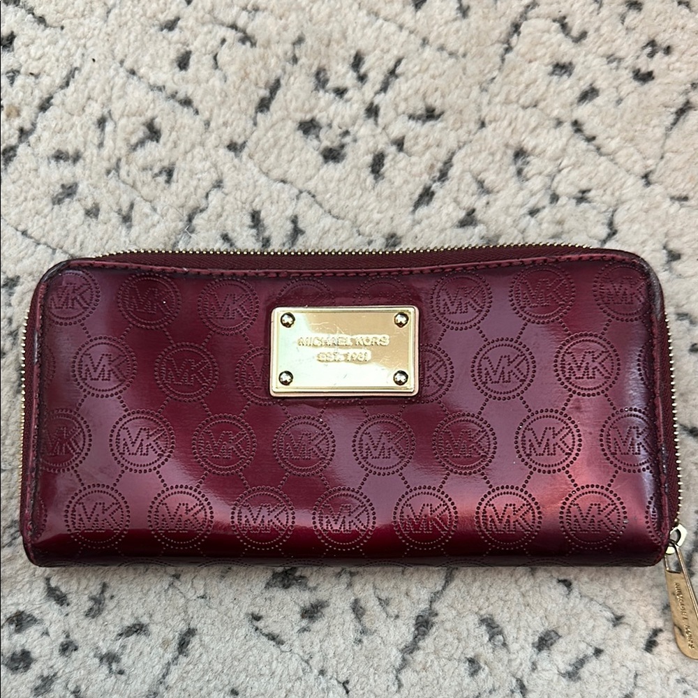 Michael Kors Maroon Wallet